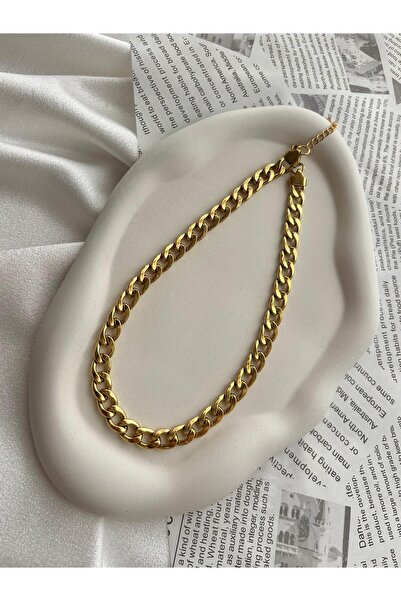 GORALİS JEWELRY Badem Gurmet Çelik Kolye