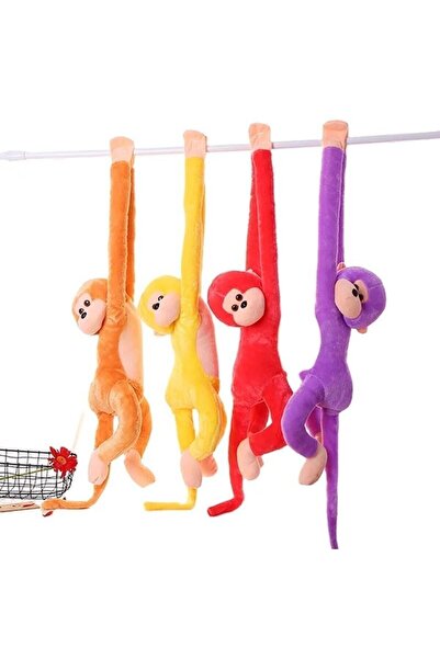TREND Elleri Yapışan Oyun Ve Uyku Arkadaşı Peluş Maymun Oyuncak Sarılan Maymun