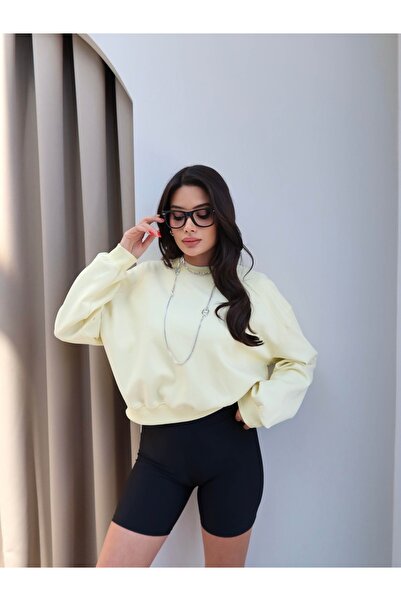 ESRAHELVACI Crew Neck Long Sleeve Sweatshirt