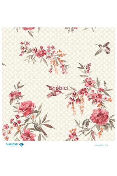 ehobici ورق ديكور نحاسي ماسي - 123 - 30x30