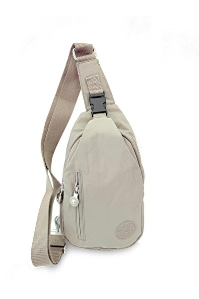 CCWAY AYAKKABI Γυναικεία αδιάβροχη τσάντα χιαστί από ύφασμα με ρυτίδες ΜΠΕΖ