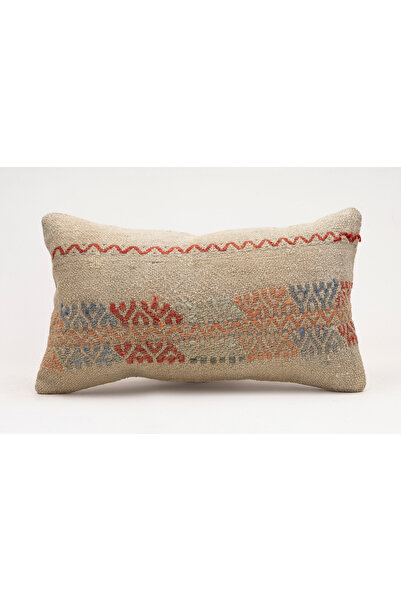 Kilim Whole Sale غطاء وسادة عتيق مصنوع يدويًا من الكليم والصوف، مقاس 30x50 سم