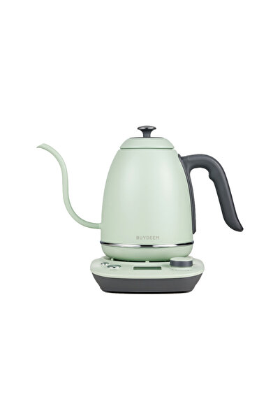 BUYDEEM Electric Kettle Gooseneck K821, 1000W, 0.8l, Keep warm, NTC sensor technology, LCD, Green