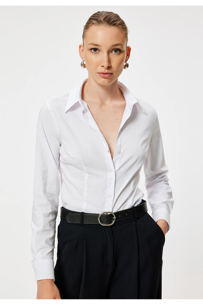 by shirts collection Stylish Elite White Shirt