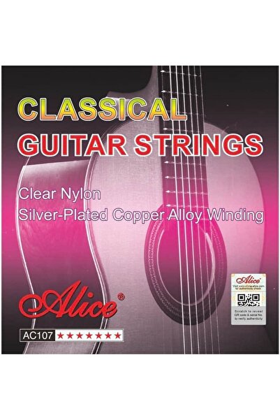 Alice Ac107-H Set Hard Tension Classical Guitar String
