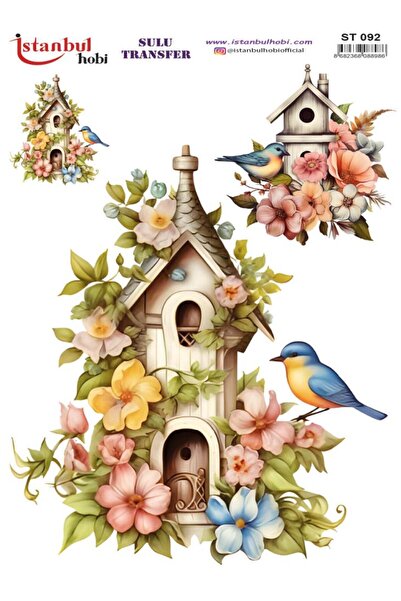 İstanbul Hobi ورق نقل مائي 25×35 سم ST-92