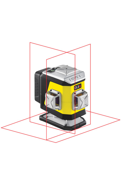Nivel System Nivela laser cu fascicul rosu în cruce, 3 x 360°, CL3R cu Bluetooth