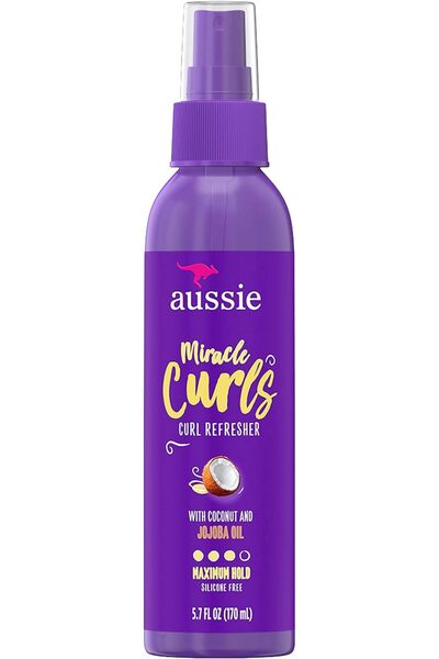 Aussie Miracle Curls Refresher Spray Gel With Coconut & Jojoba Oil 5.7 Fl oz (170 ml)