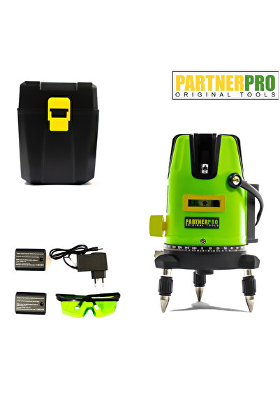 Partner Nivela laser PRO PLE-5D , 5 linii, ±2 mm/5m, 40 m, Timp de nivelare ≤ 5s