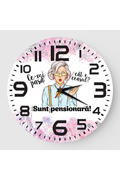 Unbranded/Generic Ceas pensionara cifre mari roz
