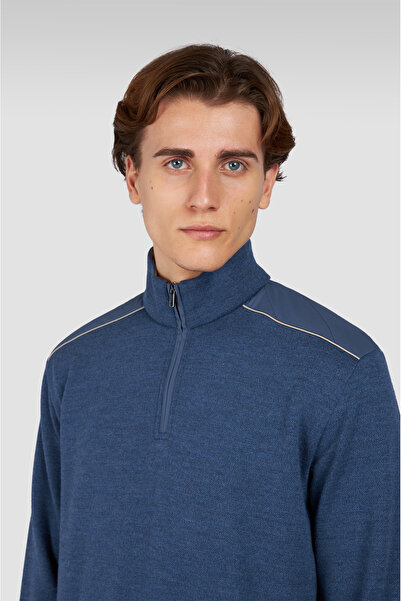 PAUL&SHARK Men's Knitted Wool Zipped Sweater