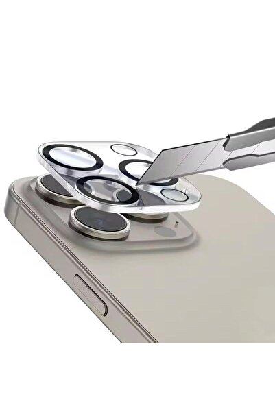 Genel Markalar Iphone 17 Pro Max tam kapatan kaliteli Kamera Koruyucu 9h Ultra Hd Kamera Lens Ve Yüzey Koruma