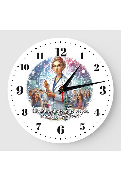 Unbranded/Generic Ceas Personalizat profesoara chimie 02