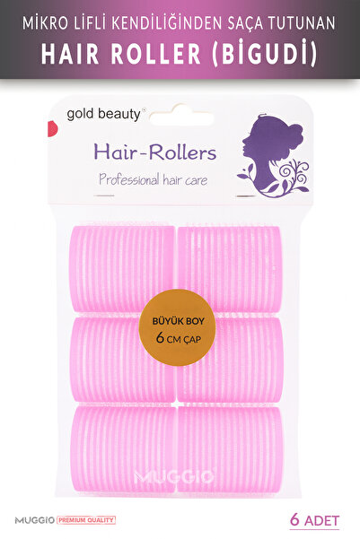 Muggio 6 bucăți de ondulator de păr de dimensiuni mari, cu microfibră