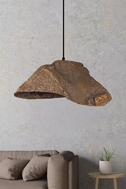 Hmydesign Vulkron Handmade Karbon Beton Avize