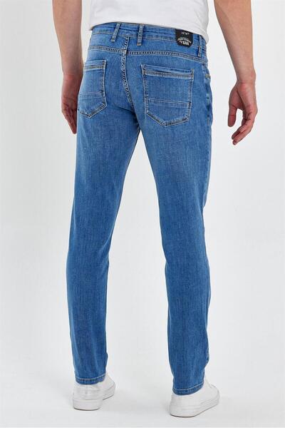VENA Ανδρικό παντελόνι τζιν Edward Blue Slim Straight