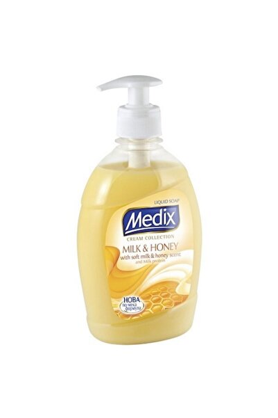 MEDİX Liquid Cream Hand Soap with Honey and Milk, 400 ml