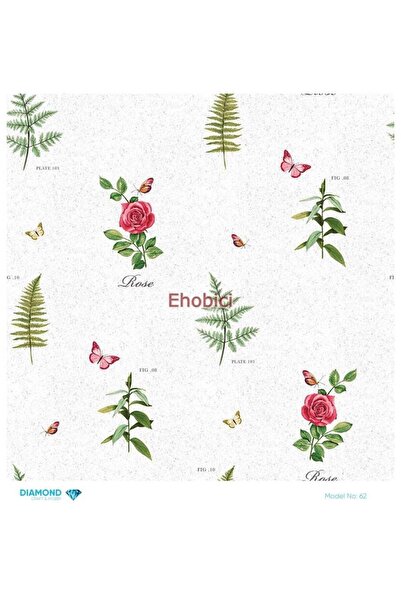 ehobici ورق ديكور نحاسي ماسي - 062 - 30x30