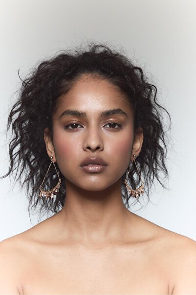 Stradivarius Mini beaded earrings
