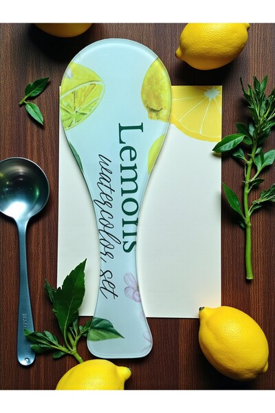 Online Home Market Suport pentru lingură din sticlă temperată + picior de sch...