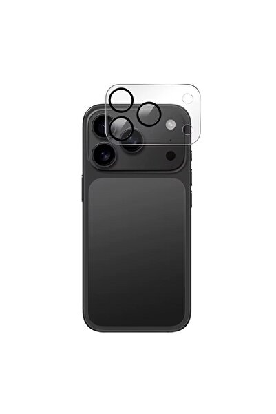 Genel Markalar Iphone 17 Pro Max tam kapatan kaliteli Kamera Koruyucu 9h Ultra Hd Kamera Lens Ve Yüzey Koruma