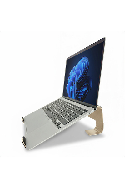 Prexua Fixer Laptop Standı - Notebook Yükseltici Altlık - Metal - Gold - FXR4...