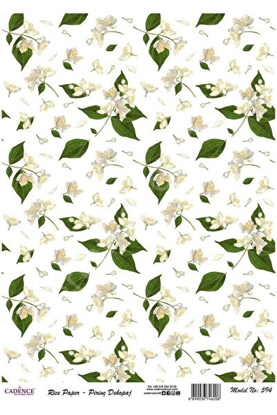Cadence Brass Decoupage Paper - Model 594
