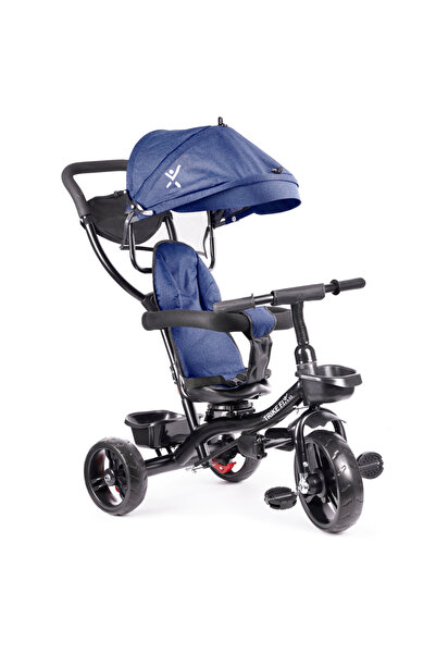 OEM Tricicleta 3in1 105x52x94 cm, cu sezut rotativ 360°, roti fara aer, coper...