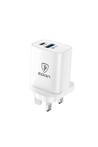 Spon Wall Charger 38W with Fast Charging Cable - Brand
