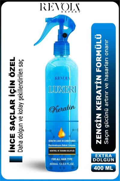 revola Expert Luxeri Kontrol ve Tarama Kolaylığı Fön Suyu 400 Ml Keratin