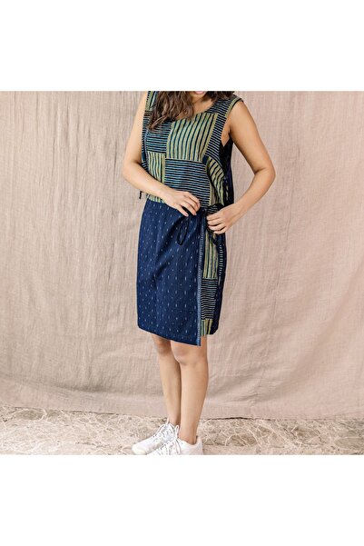 Ohrna SHAAJ Handmade Cotton Top & Free Size Mini Skirt Set Versatile Jute Trim Night Outfit