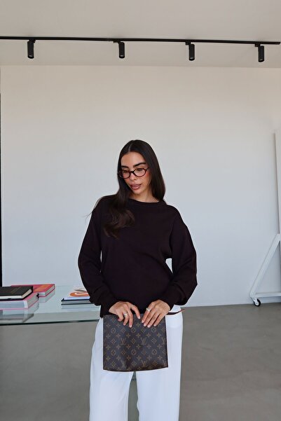 Özge Özgenç Crew Neck Wool Basic Knitwear