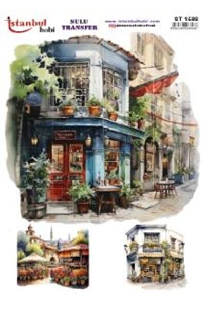 İstanbul Hobi ورق نقل مائي 25×35 سم ST-1588