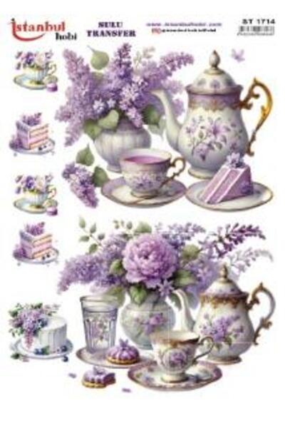 İstanbul Hobi ورق نقل مائي 25x35 سم ST-1714