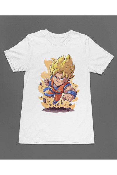 Bumeta تي شيرت دراغون بول زد غوكو تشيبي كارتون مان للجنسين