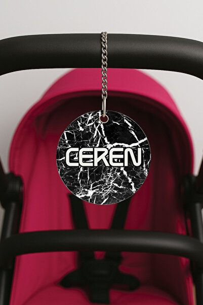 Cekuonline زخرفة مطبوعة على شكل حزام من البليكسي لعربة الأطفال - 10×10 سم تصميم 33