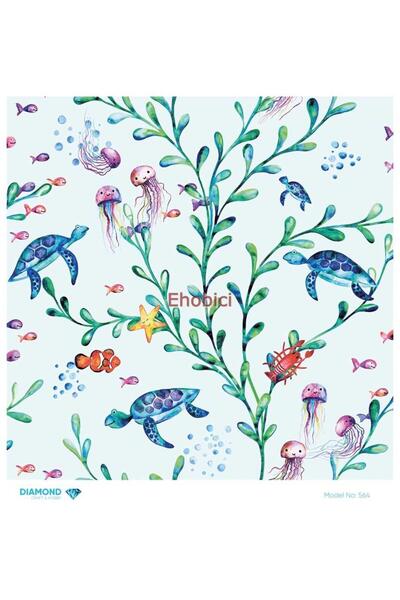 ehobici ورق ديكور نحاسي ماسي - 564 - 30x30