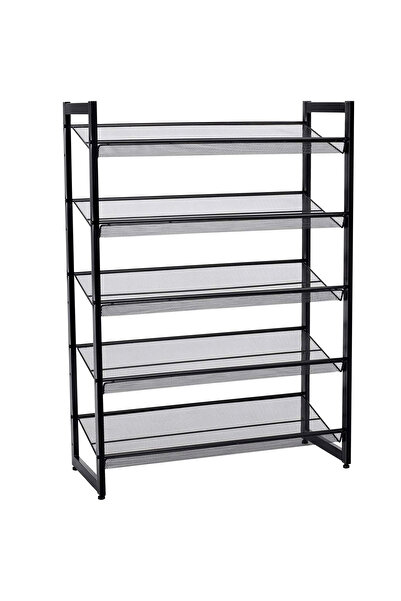 SONGMICS Suport de depozitare pentru pantofi cu 5 niveluri, metalic, rafturi ...