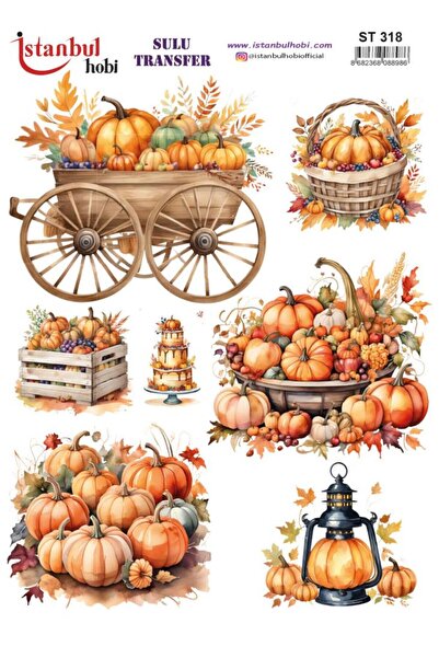 İstanbul Hobi ورق نقل مائي 25×35 سم ST-318