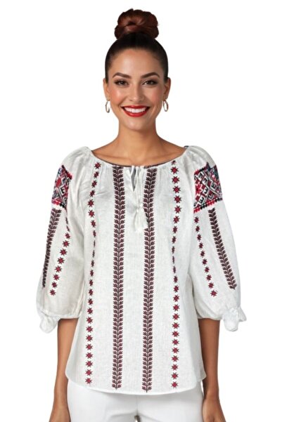 rody's forever Bluza dama DEC alb/rosu bordo , marimea 2XL