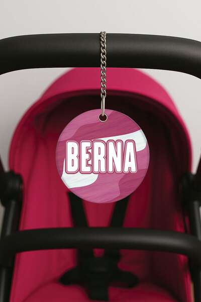 Cekuonline زخرفة مطبوعة من البليكسي للتعليق على عربة الأطفال - 10×10 سم موديل 11