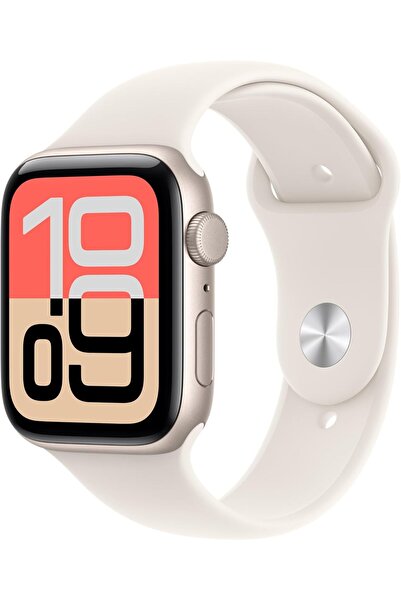 Apple Watch SE 3 GPS 40mm Starlight Aluminium Case with Starlight Sport Band - S/M