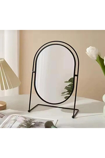 Santara AVANGARDE METAL KIRILMAZ STANDLI MASA ÜSTÜ DEKORATİF AYNA