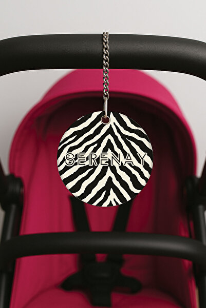 Cekuonline زخرفة مطبوعة من البليكسي للتعليق على عربة الأطفال - 10×10 سم تصميم 40