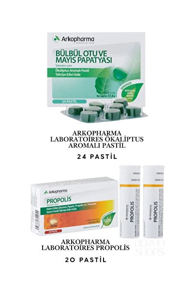 Arkopharma 2 li Pastil Paketi | Propolis 20 Adet & Ökaliptus 24 adet - 03 DS
