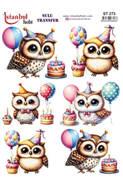 İstanbul Hobi ورق نقل مائي 25x35 سم ST-273