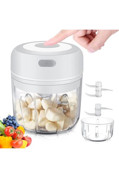 Onuvio Mini Electric Chopper Set, Cordless, USB, Large Capacity, 3 Blades, Onuvio™