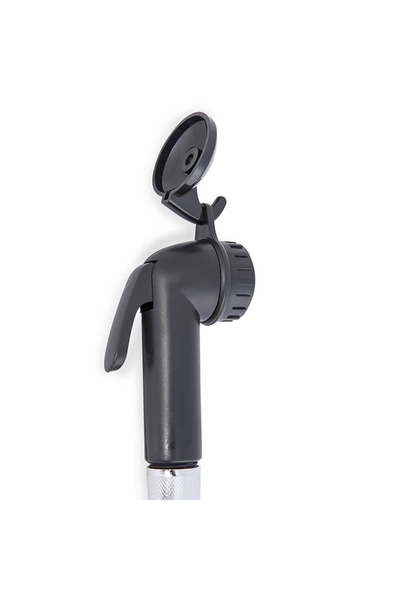 ACE شطاف و خطاف تعليق من بلاستيك بي في سي من إم كاتس (150 سم، أسود)