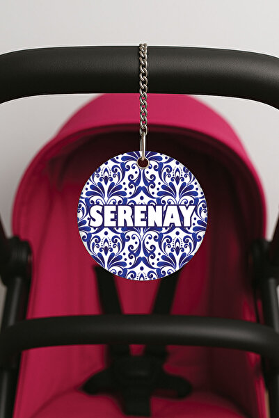 Cekuonline زخرفة مطبوعة من البليكسي للتعليق على عربة الأطفال - 10×10 سم تصميم 41