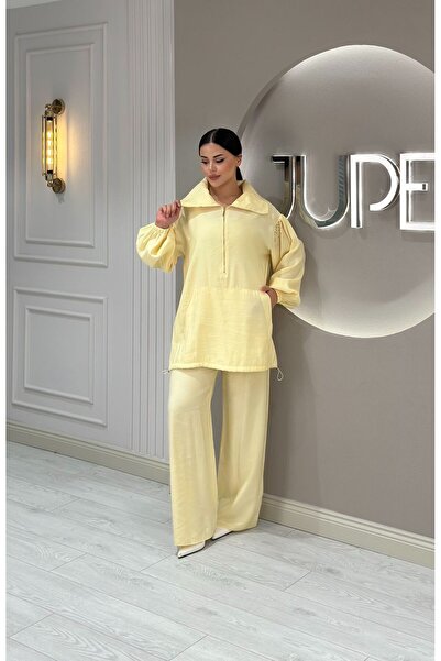 Jupe Kadın Modal Kumaş Taş İşlemeli Takım 8553